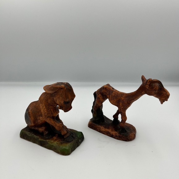 Other - Vintage Resin Carved look Donkey‎ Figurine